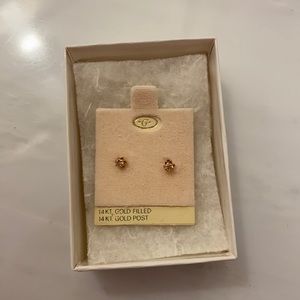 14kt gold earrings